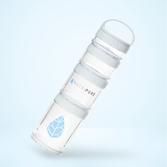 Pilulier de voyage - 4 compartiments empilables