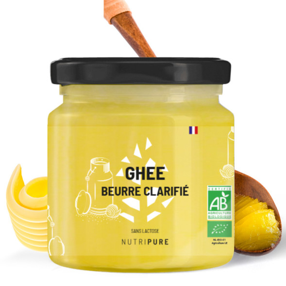 Ghee bio (beurre clarifié)