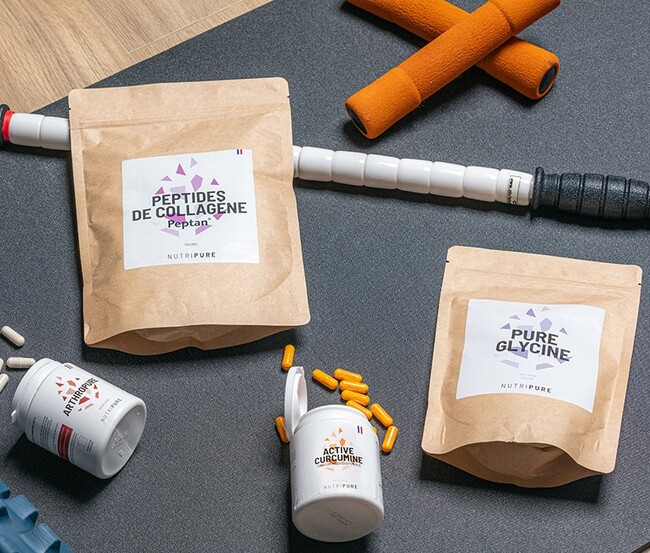 Peptide de collagène Peptan, Pure Glycine, Arthropure et Active Curcumine