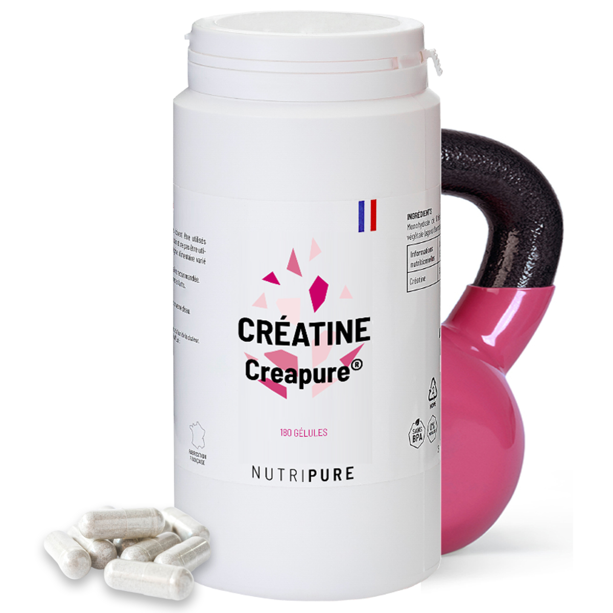 Créatine 180 gélules