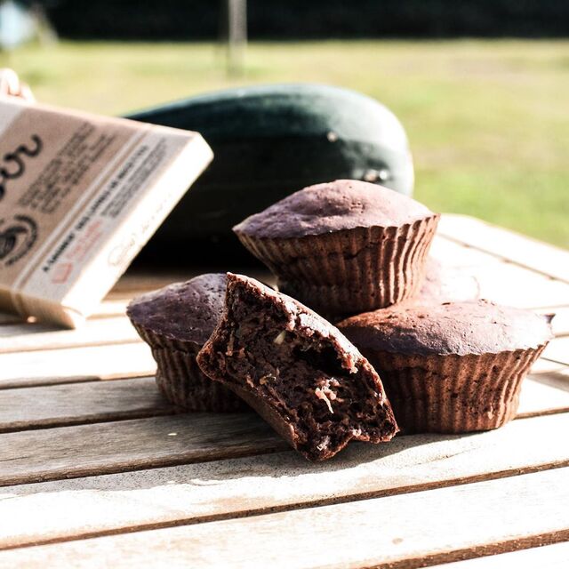 Muffins chocolat courgette