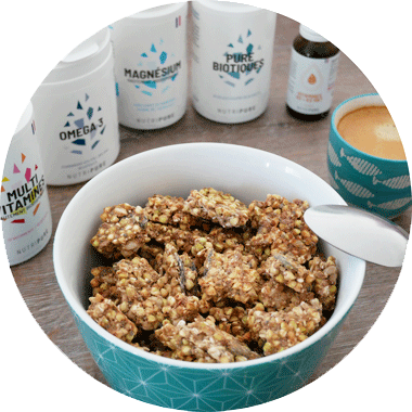 granola petit-déjeuner sain