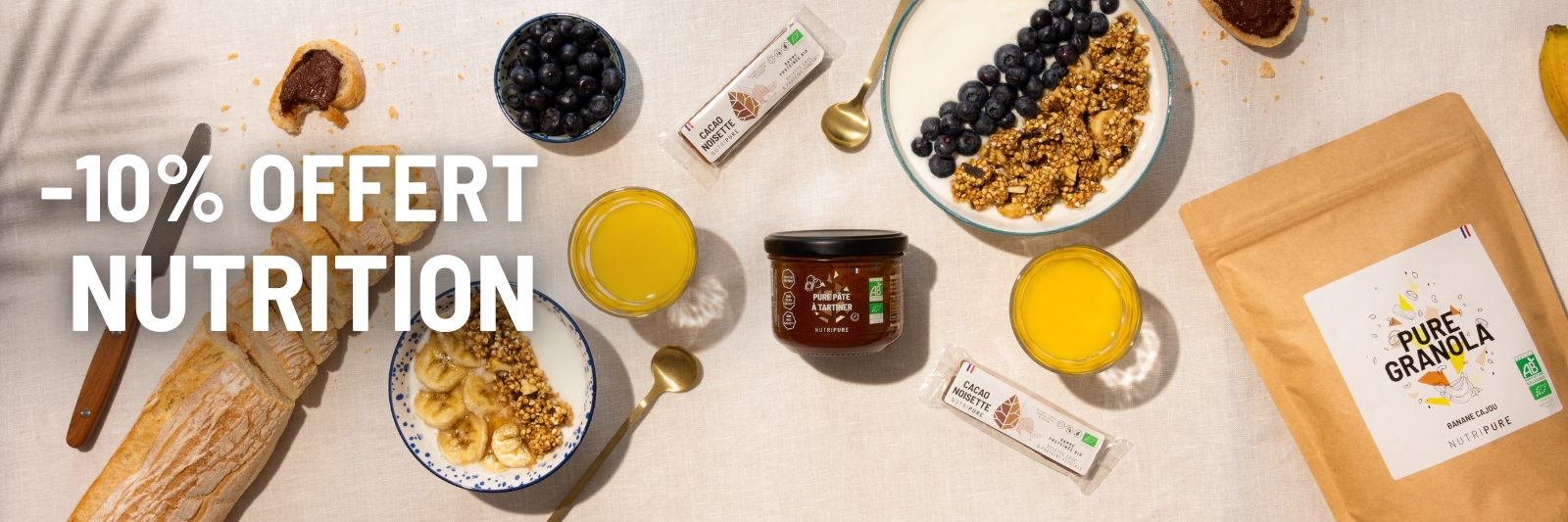 10% offerts sur la gamme Nutrition