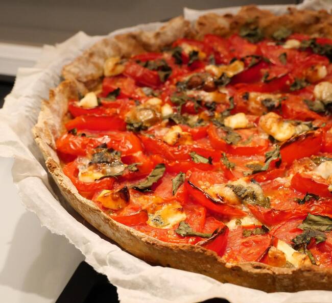 tarte aux tomates