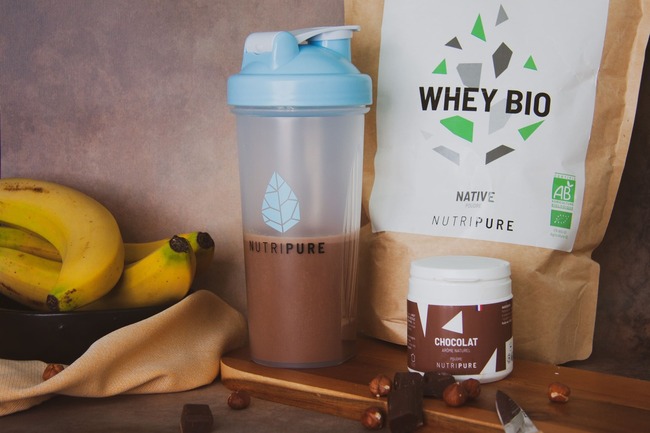 Shake protéiné au chocolat