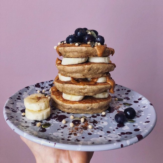 Recette de pancakes protéinés à la banane