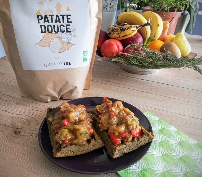 Gaufre salée aux légumes de saison