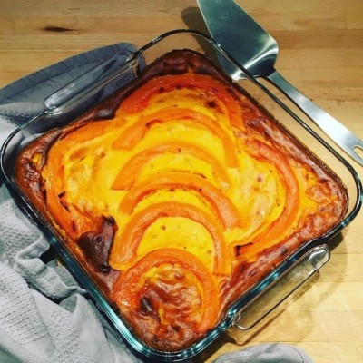 quiche potimarron farine de patate douce
