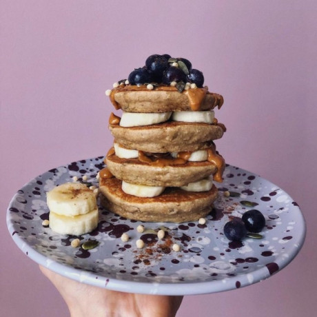 Pancakes protéinés et à la banane 