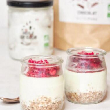 Verrines Healthy au Granola, façon Cheesecake