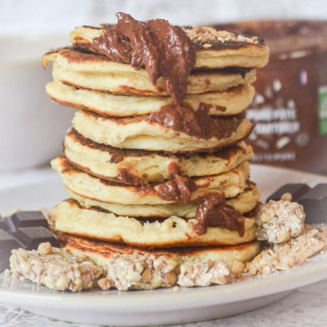 Pancakes gourmands pâte à tartiner