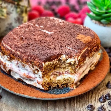 Gâteau tiramisu farine de patate douce